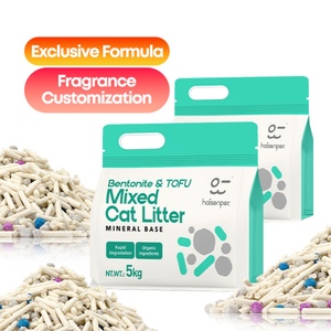 Litière écologique multi-animaux au tofu et bentonite, jetable dans les toilettes, agglomération rapide, contrôle des odeurs supplémentaire, sans poussière, hautement absorbante, aliments secs pour - Product Image 1