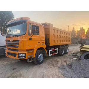 Shacman-camión de basura usado, 6x4 F3000, 10 ruedas, volquete de coche de un año - Product Image 3