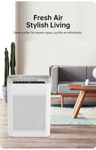 Purificador de Aire para el Hogar con Filtro H13, Gran Capacidad para Habitaciones de hasta 2200 pies cuadrados, Ideal para Mascotas, Pantalla AQI, Modo de Sueño, Tuya 360, Oferta 2026 A - Product Image 3