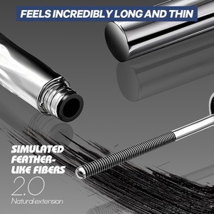 Mascara professionnel waterproof pour cils bouclés, épais <span class=keywords><strong>et</strong></span> allongés, effet halo longue durée 24h, noir, sans décoloration - Product Image 5