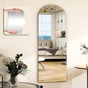 Specchio ad Arco a Figura Intera in Acrilico, Infrangibile, <span class=keywords><strong>da</strong></span> Parete <span class=keywords><strong>per</strong></span> Casa, Palestra, <span class=keywords><strong>Camera</strong></span> <span class=keywords><strong>da</strong></span> <span class=keywords><strong>Letto</strong></span>, Porta, Bagno, Specchio Morbido Senza Cornice - Product Image 2