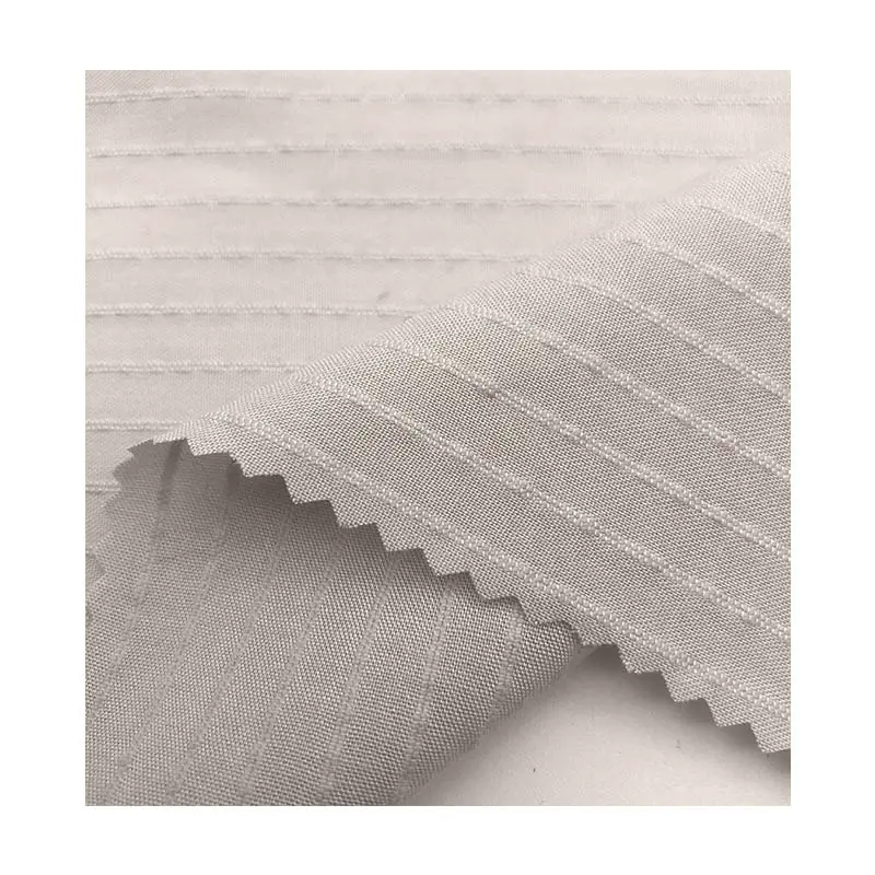 Vendas diretas de fábrica 85% viscose 15% algodão jacquard tecido sarja vestido viscose/tecido de algodão