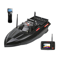 Bateau de pêche télécommandé intelligent GPS JS90 avec sonar et détecteur de poissons, portée 500m, vente en gros, OEM