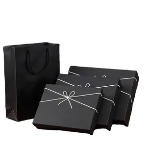 Geschenkbox Kraftpapierbox Großhandel personalisiertes glänzendes individuelles Luxuspapier beschichtetes Papier