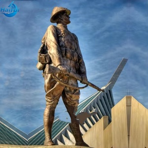 Statua in Bronzo a Grandezza Naturale dei Tre Guerrieri del Vietnam per Parco Commemorativo o Giardino - Product Image 2