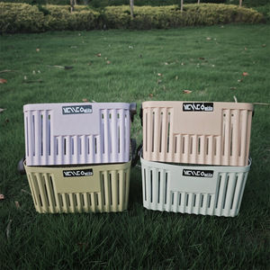 YENCO Plastic <b>Storage</b> Basket Square With Handle For <b>Kitchen</b> Drainage And Household Use - Product Image 2