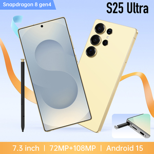 Smartphone S25 Ultra 16GB+1TB 5G, 7.3 pollici HD, Sbloccato, Dual SIM, Android <span class=keywords><strong>15</strong></span>, Deca Core, 100W <span class=keywords><strong>Gaming</strong></span>, OLED, Francese/Spagnolo - Product Image 5