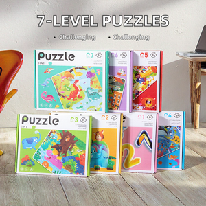 Rompecabezas Educativo de Madera BEIYANG de Siete Niveles, Unisex, para Niños, Entrenamiento de Pensamiento Lógico, Material Ecológico, DIY 3+ - Product Image 6