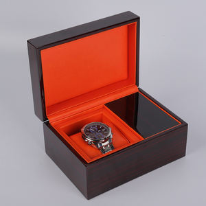Luxury Elegant Protective Eco-Friendly Rectangle Wooden <b>Watch</b> Storage <b>Case</b> with MDF Material Gift Box - Product Image 1