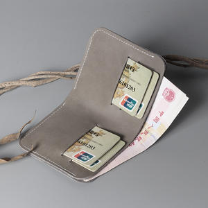 Luxury Engrave Crazy Horse Leather Men's Wallet Moneyclip Money Cash Clip Minimalist Custom and Credit Card Holder - Product Image 3