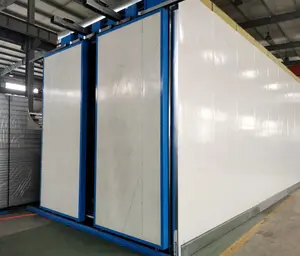 Sertifikat Ce Aluminium Profil Gas Powder Coating Oven Suhu Tinggi Powder Curing Oven