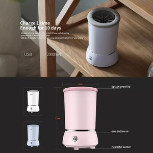 <span class=keywords><strong>Pulitore</strong></span> Automatico per <span class=keywords><strong>Zampe</strong></span> di Animali Domestici - Lavazampe Staccabile e Lavabile per Cuccioli e Cani di Piccola Taglia, Dispositivo Portatile per Rimuovere Fango e Sporco - Product Image 5