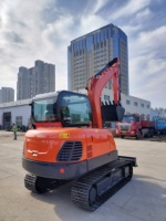 Mesin Yanmar Bersertifikasi EPA, Excavator Crawler Sunblaze 6.0 Ton, Sistem Hidrolik Penuh, Pompa Parker, Katup YUKEN, Silinder Eaton