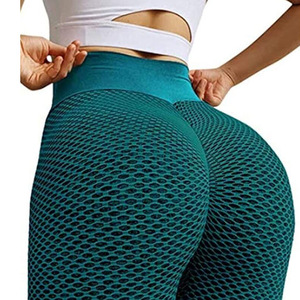 <span class=keywords><strong>Legging</strong></span> de <span class=keywords><strong>sport</strong></span> taille haute élastique en forme de <span class=keywords><strong>nid</strong></span> <span class=keywords><strong>d</strong></span>'<span class=keywords><strong>abeille</strong></span> pantalon actif de levage des fesses leggings de fitness pantalon de yoga résistant aux squats - Product Image 3