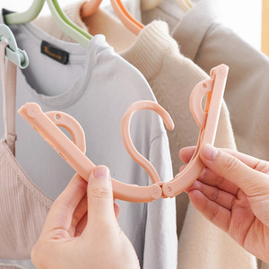 Percha plegable para ropa, tipo gancho portátil y plegable para viajes, hogar, uso en dormitorios de estudiantes, organizador de ropa con forma rectangular - Product Image 2