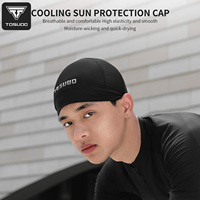 Gorro Elástico y Duradero, Anti-Sudor, Protección UV, Gorro de Ciclismo Compacto y Portátil para Senderismo y Ciclismo de Carretera