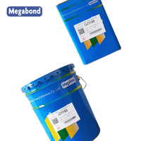 Adhésif de laminage PU bi-composant à base de solvant haute viscosité Megabond, haute résistance à la chaleur, 121, emballage flexible