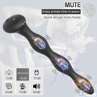 Nouveau fonctionnel en gros longue silicone souple chauffage par choc électrique perles anales jouets anaux godemichet Anal pour femmes homme Plug Anal