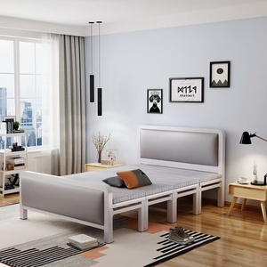 Cama plegable K, cama doble para el hogar, cama para siesta, cama portátil para el descanso del mediodía, para viviendas de alquiler - Product Image 5