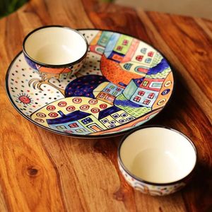 Ceramic <b>Mug</b> Bowl Plate Dinnerware <b>Set</b> Elegant Tableware Dinnerware <b>Set</b> for Home Kitchen Restaurant Hotel Cafe Dining and Serving - Product Image 2