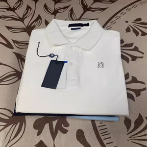 <span class=keywords><strong>Polo</strong></span> pour homme Paul's Little Horse, col rabattable, coupe ample, couleur unie, broderie Ralphes, manches courtes, style Old Money - Product Image 6