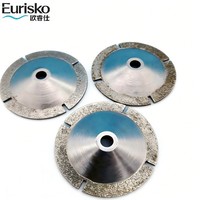 Herramientas Abrasivas, Disco de Diamante Electrochapado de Grano 50 para Material Duro y Frágil, Pulido y Modelado Rápido