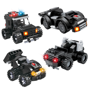 Bộ xếp hình biến hình COGO Kids 8 trong 1, xe tải cảnh sát thành phố <span class=keywords><strong>SWAT</strong></span> - Product Image 4