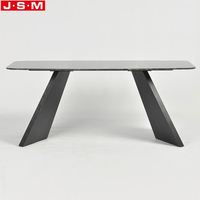 Table de salle à manger en pierre moderne de bonne qualité pour la salle à manger