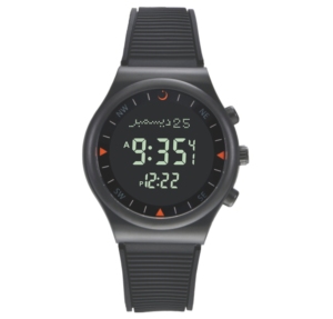 Relojes Deportivos de Plástico Negros WY-16 AL-FAJR, Resistentes al Agua, Digitales, con Azan, para Oraciones Musulmanas, Islámicas, Árabes - Product Image 1