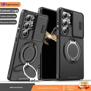 Vendita a caldo per <span class=keywords><strong>Samsung</strong></span> S25Ultra cassa del <span class=keywords><strong>telefono</strong></span> finestra scorrevole in metallo supporto armatura Design commercio estero Anti-goccia per <span class=keywords><strong>telefono</strong></span> S24U-A17 - Product Image 4