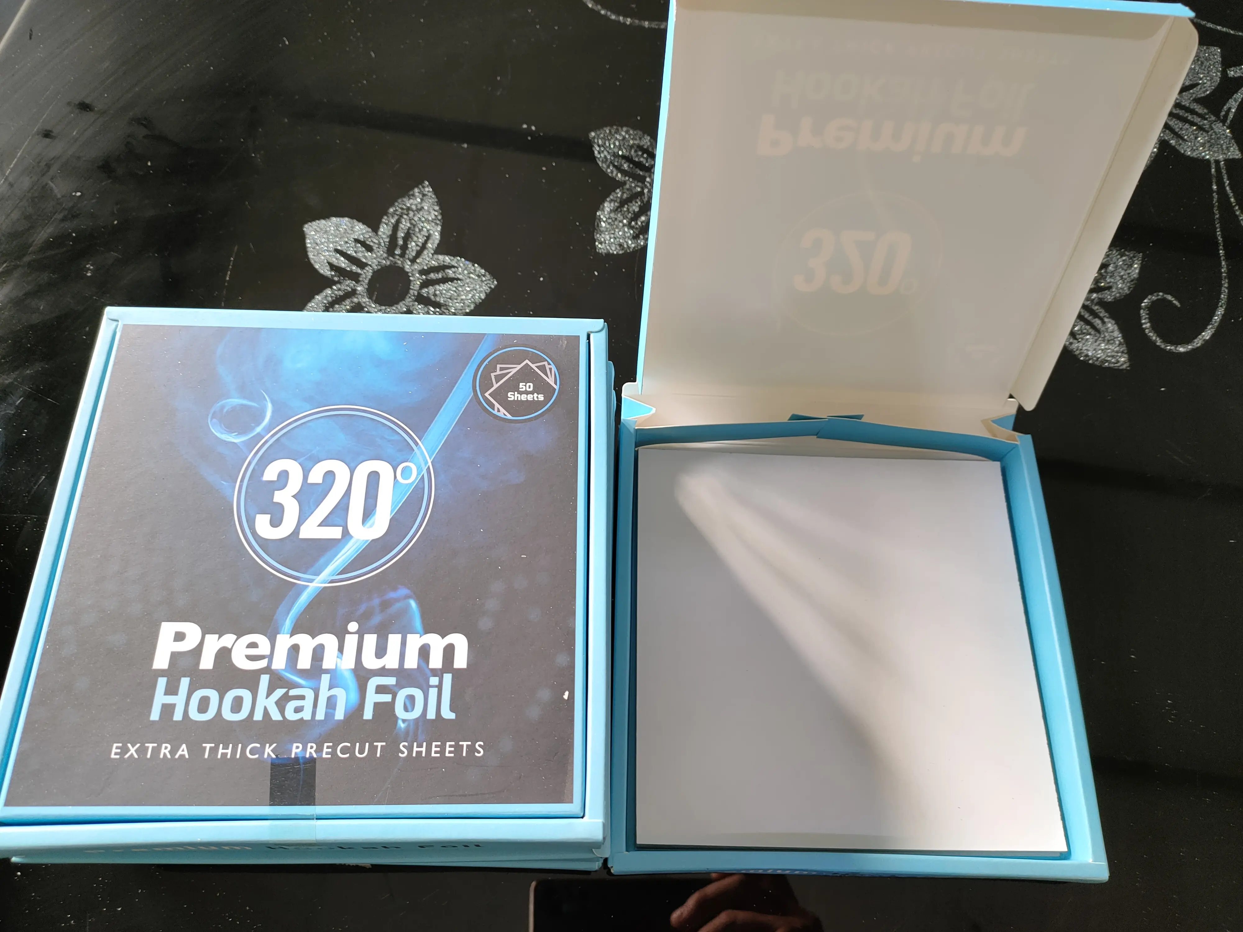 Nhà Máy Giá thấp nhôm hookah Shisha lá giấy pre-đặt lá giấy cho hookah