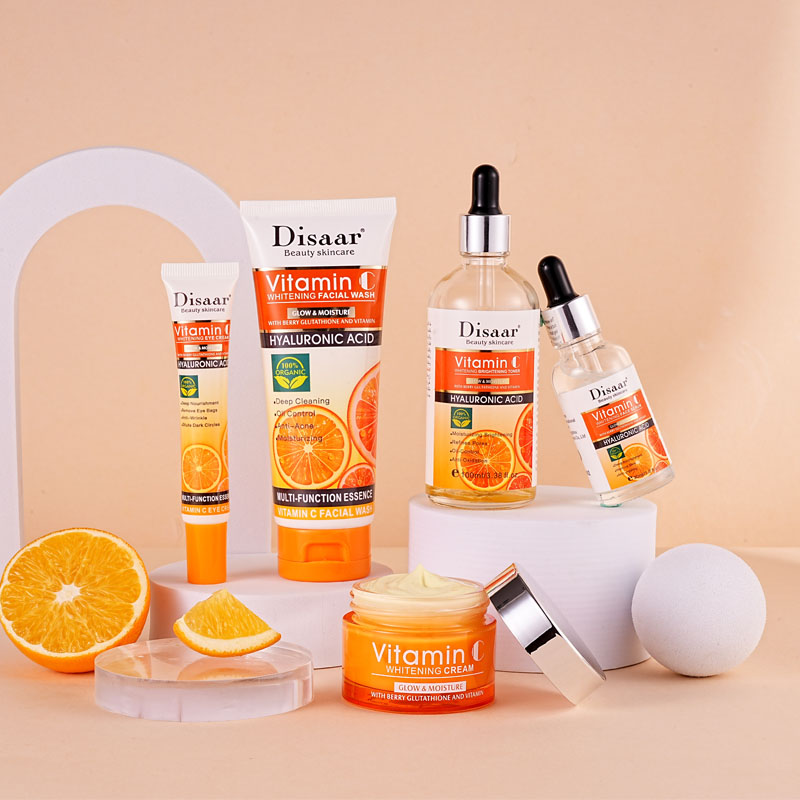 Disaar OEM 100% органический витамин C продукт для ухода за кожей Отбеливающий Осветляющий натуральный VC продукт для ухода за кожей