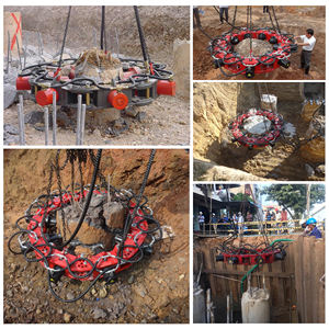 Ronde Beton Stapel Breken Machine Hydraulische Stapel <span class=keywords><strong>Breaker</strong></span> Voor Graafmachine - Product Image 6