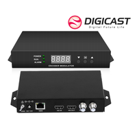 Modulador de TV Digital de un Solo Canal HD MPEG2 MINI HD a ATSC DVB-C Codificador Modulador QAM para TV de EE. UU. y México