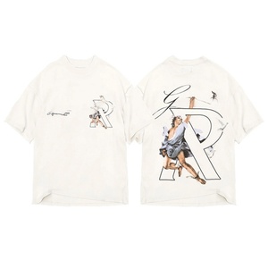 T-shirt imprimé colombe de la paix 100% coton pour hommes et femmes, option à manches courtes, grande taille, polyvalent, élégant, durable, confortable - Product Image 2