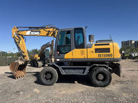 Excavatrice sur roues XCMG XE150WD d'occasion, 2022, 6980 heures de fonctionnement, 104 kW, machine d'excavation hydraulique