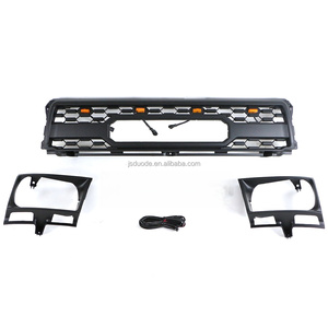 גריל שחור ABS בעיצוב חדש לרכב שטח עם תאורה מתאים להילוקס 4RUNNER 2WD PICKUP 1989-1991 - Product Image 1
