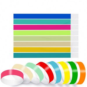 สายรัดข้อมือกระดาษ Tyvek แบบใช้แล้วทิ้ง พิมพ์โลโก้ได้ สำหรับงานโปรโมชั่นและวีไอพี โดย Dupont - Product Image 3