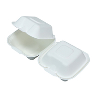 Boîte de hamburger de bagasse de canne à sucre biodégradable de prix direct d'usine pour le conteneur alimentaire