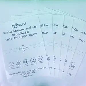 Fonlyu A4 / 14 "hidrogel Film pelindung depan Film untuk Max 23 inci iPad Tablet Laptop ukuran besar pelindung layar pemotong Plotter