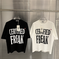 T-shirts pour hommes Simples Fashion Streetwear Factory Wholesale Low Prices Project G/R, style décontracté quotidien, blanc, col rond, manches courtes