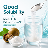 Natuurlijk Monniksvrucht & Luo Han Guo Extract (Mogroside V) Voedingskwaliteit Bulk CAS 88901-36-4