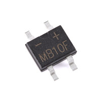Redresseur de pont MB10F 1000V 0.8A Diode redresseuse monophasée à onde complète