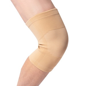 Genouillères en nylon noir tricoté, chauffe-jambes, respirantes quatre saisons, double aiguille, extensible dans les quatre sens, <span class=keywords><strong>protection</strong></span> pour le cyclisme - Product Image 1