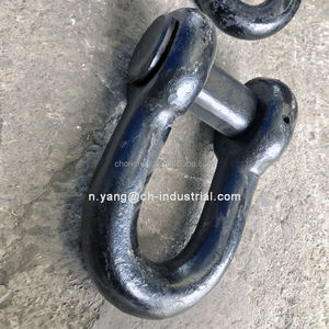 อุปกรณ์เสริมทางทะเลคุณภาพดี HDG Anchor <span class=keywords><strong>DEE</strong></span> D Shackle ตัวเชื่อมต่อสมอเรือ Forelock End Shackle ตัวเชื่อมต่อปลายเรือ Kenter Shackle - Product Image 2