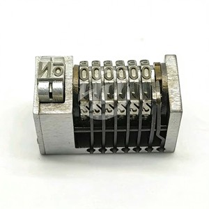 4x8 Cicero 6-stellige Nummerierung maschine Backward Gothic Type Last 2 Bits Einstellbare Druckmaschinen teile - Product Image 1