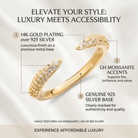 Bagues de fiançailles et de mariage pour femmes Kirin Luxury en argent sterling 925 plaqué or 14 carats avec pavé de diamants Moissanite OEM ODM