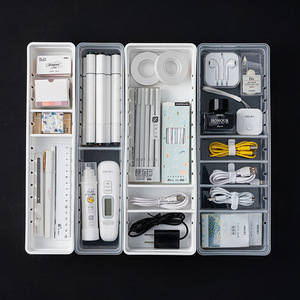 <span class=keywords><strong>Separador</strong></span> <span class=keywords><strong>de</strong></span> Almacenamiento para Cocina, Organizador <span class=keywords><strong>de</strong></span> <span class=keywords><strong>Escritorio</strong></span> Multifunción, Divisores <span class=keywords><strong>de</strong></span> Cajones, Contenedor <span class=keywords><strong>de</strong></span> Plástico - Product Image 1