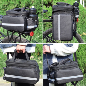 <span class=keywords><strong>Sacoche</strong></span> de Selle pour Vélo de Route et <span class=keywords><strong>VTT</strong></span>, Sacoches Latérales Doubles pour <span class=keywords><strong>Porte</strong></span>-Bagages Arrière, <span class=keywords><strong>Sacoche</strong></span> de Transport Arrière pour Vélo - Product Image 4