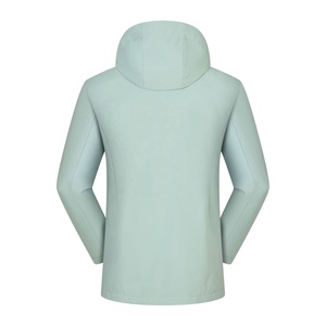 Hooded <strong>Coated</strong> Spring Rain Jacket Outdoor <strong>Raincoat</strong> Windbreaker Hiking Unisex Wholesale Waterproof Stand Woven 100% <strong>Polyester</strong> - Product Image 6